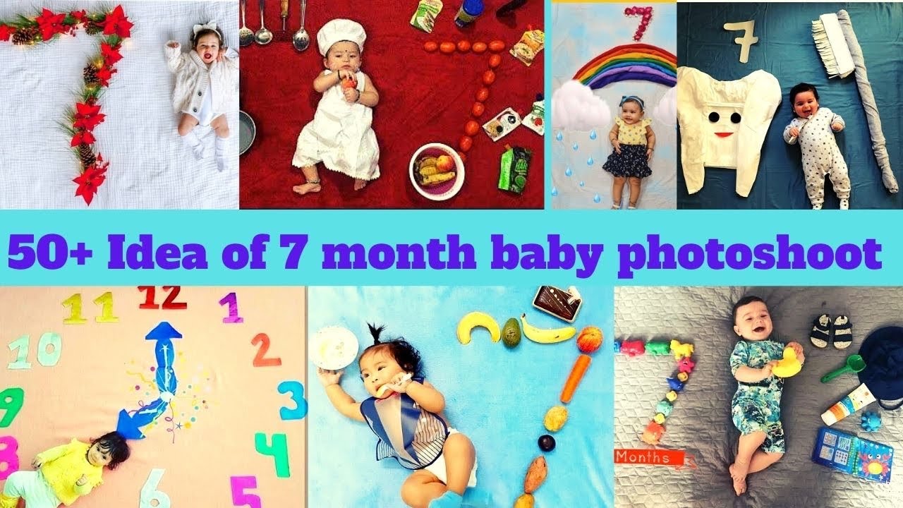 7 month baby photoshoot|Baby Photoshoot diy at home|newborn baby photography|Monthly baby photo