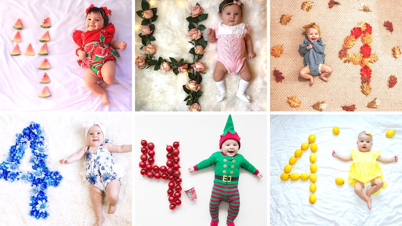 Babies Photography- Manageable and Simple 4 month baby photoshoot ideas- [4 month baby]
