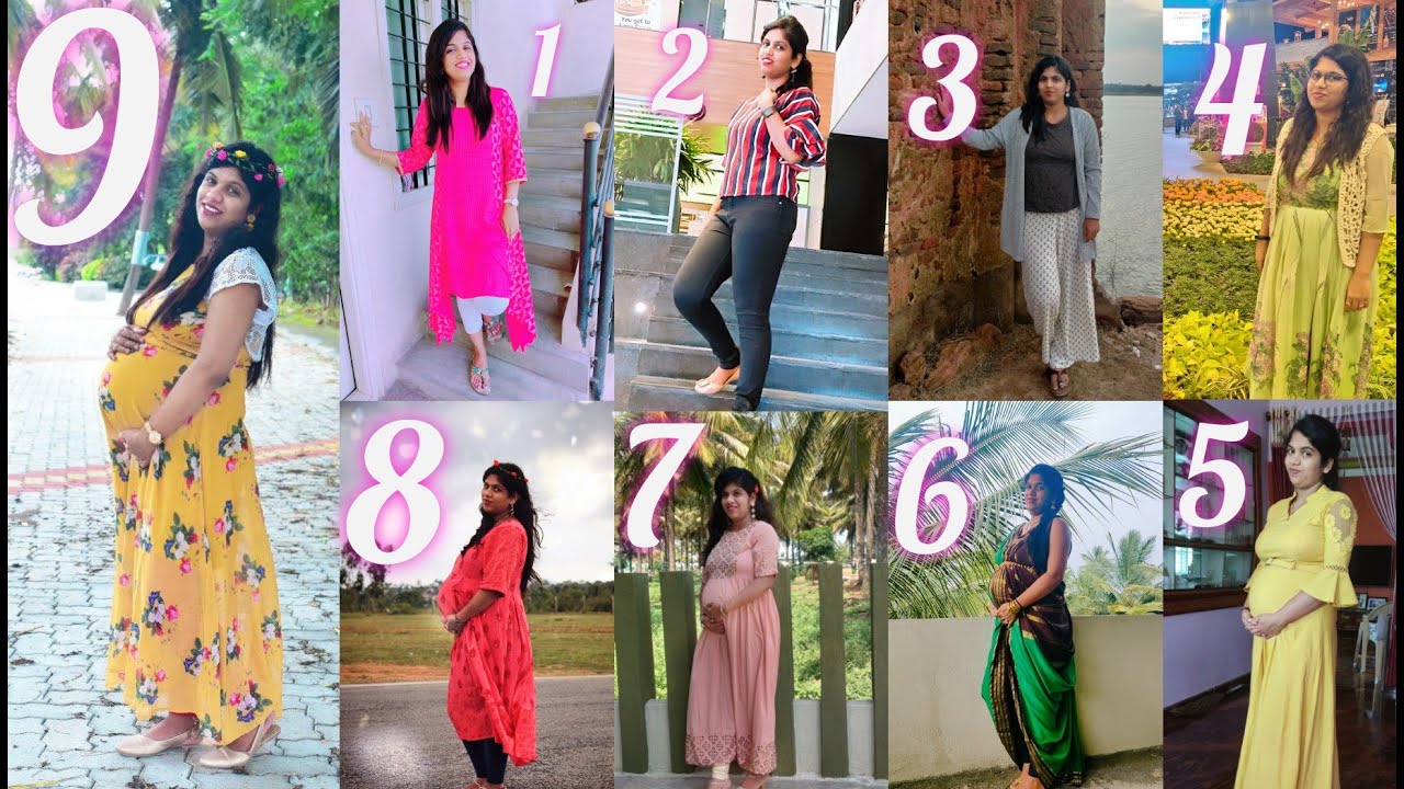 Every Month Pregnancy Photography | Baby Growth from 1 to 9 months | Nine months Inside | Maternity