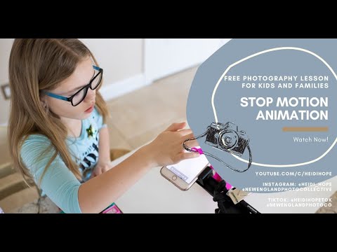 Stop Motion Animation Basics for Kids! Photography Lessons with Heidi Hope