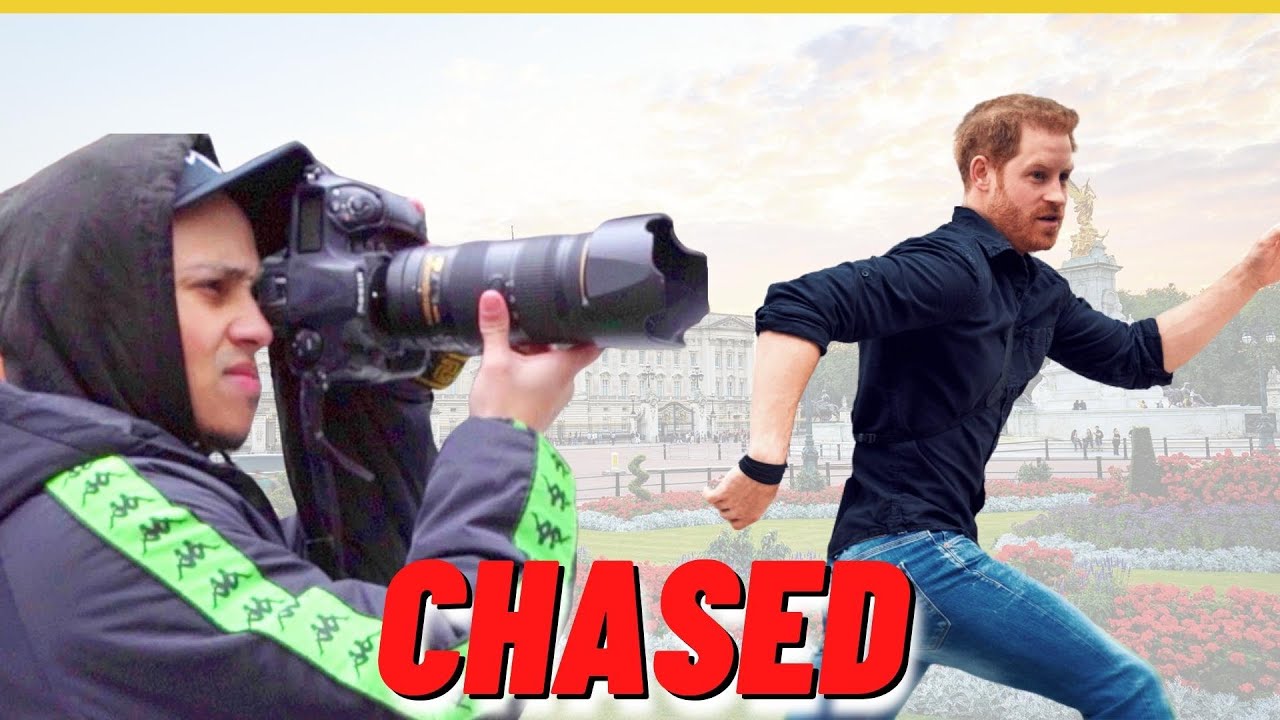 CHASED 👑 Prince Harry ‘chased by photographers’ after visiting sick children at Kew Gardens