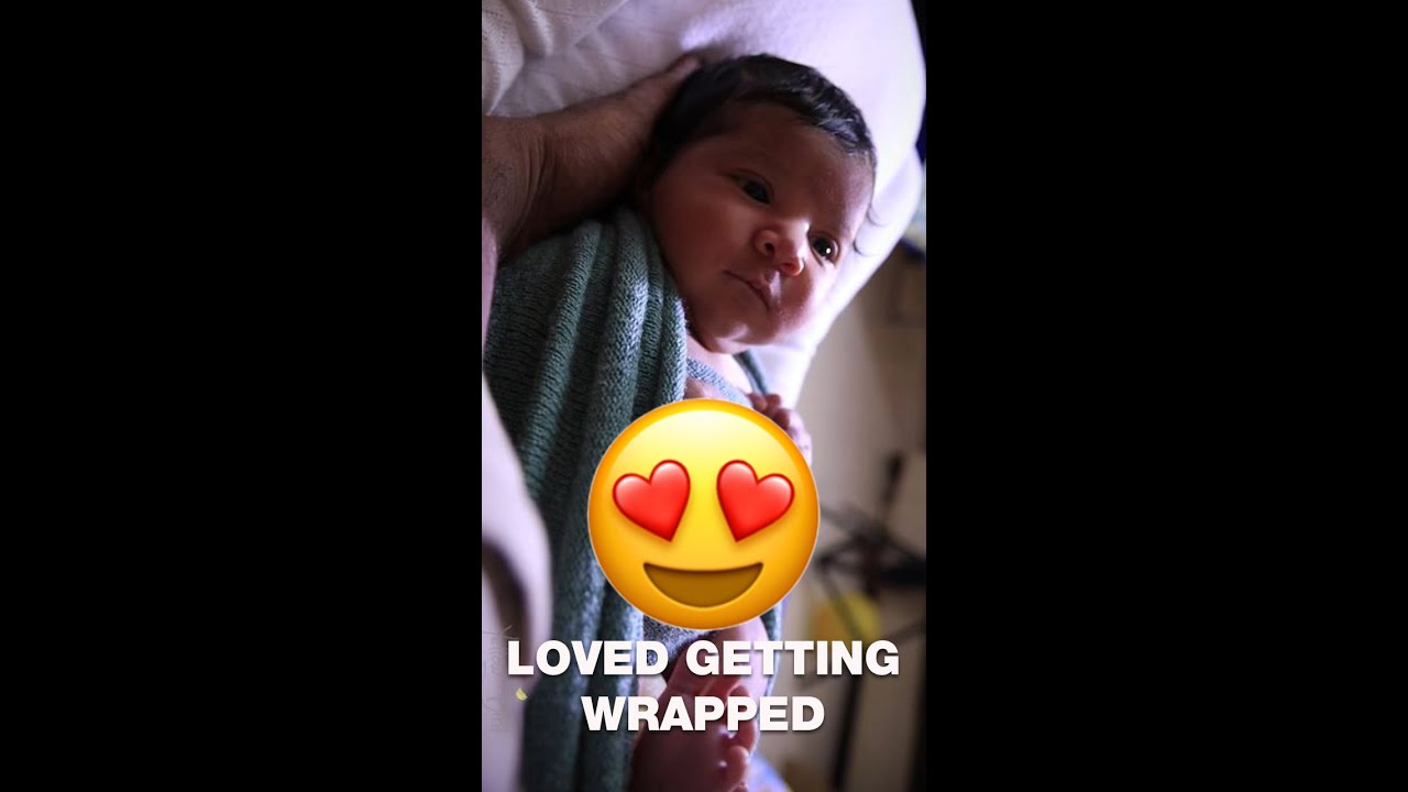 Cutest Baby Wrap you will see today | Newborn Photography