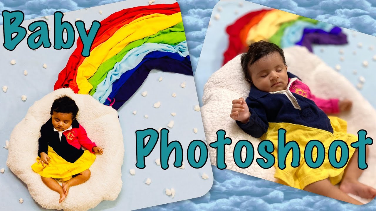 Easy baby monthly photoshoot tips-baby photography ideas at home