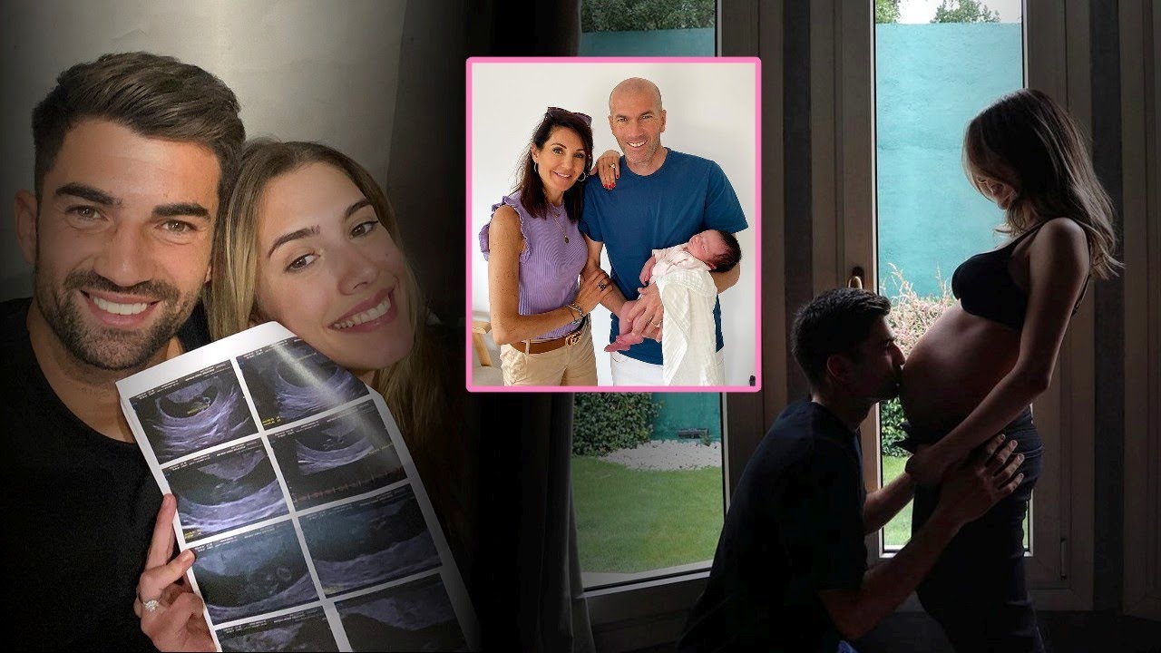 Enzo Zidane's daughter & Zinédine's granddaughter • Pregnancy & Baby photos ❤️🙏🏽