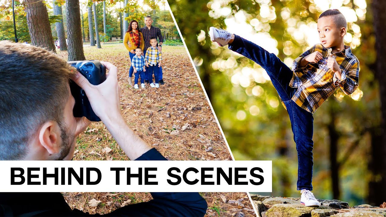 Family Portrait Photography Behind the Scenes! – Canon R + 135mm f/2l Lens