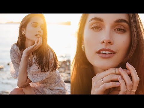 Fujifilm XT-4 Beach Golden Hour Portrait Photoshoot Behind the Scenes