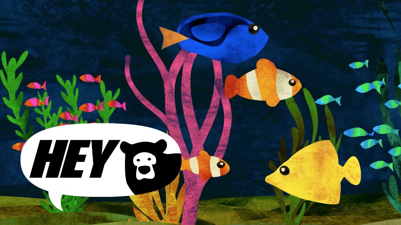 Hey Bear Relax- Aquarium – Relaxing classical music – Soothing Sleep Video