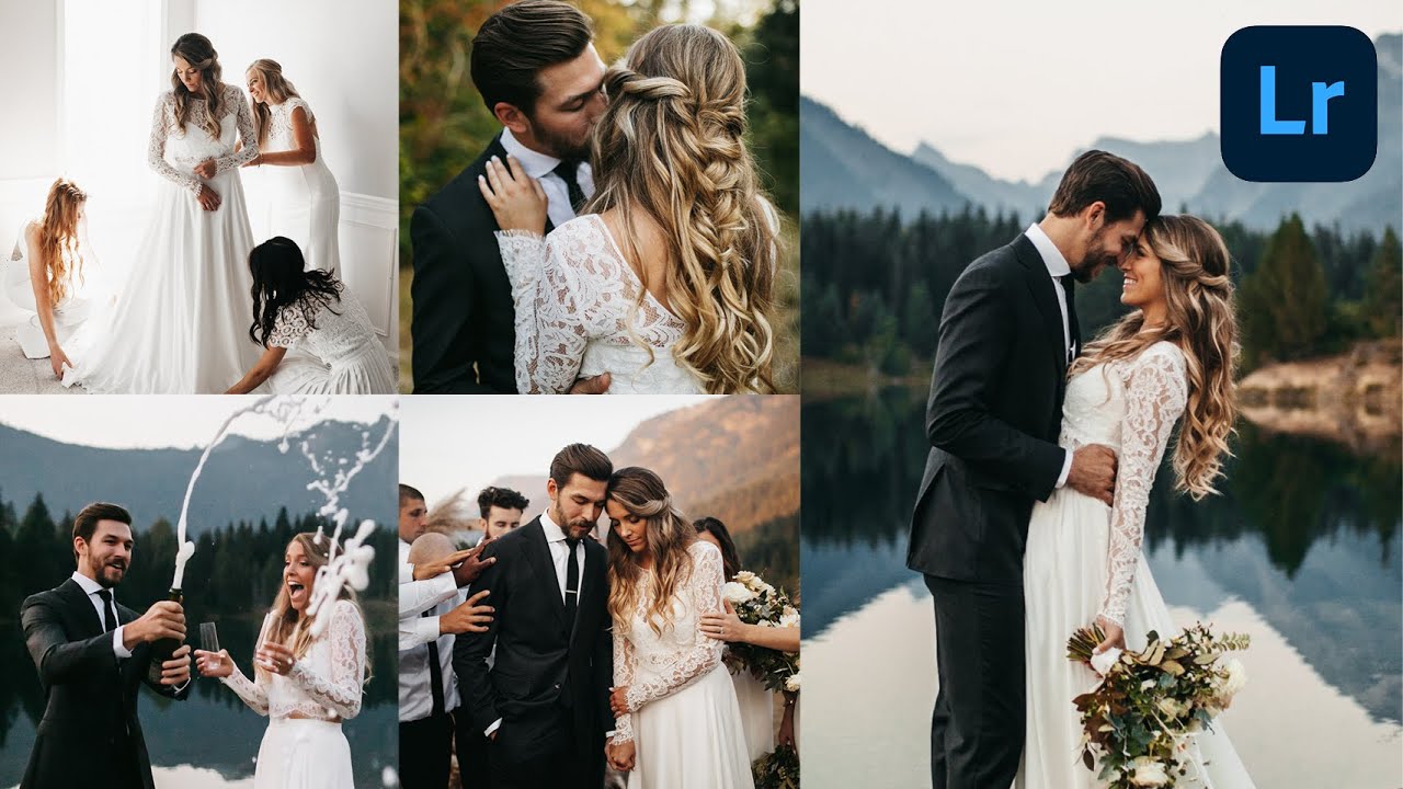 How to edit TIMELESS wedding photos FAST! Lightroom Editing Tutorial – Natural + Beautiful Presets