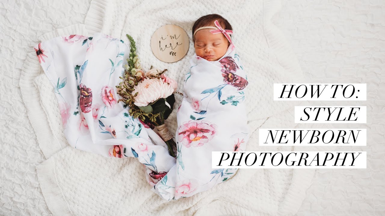 How to style Beautiful Newborn Baby Photography at home