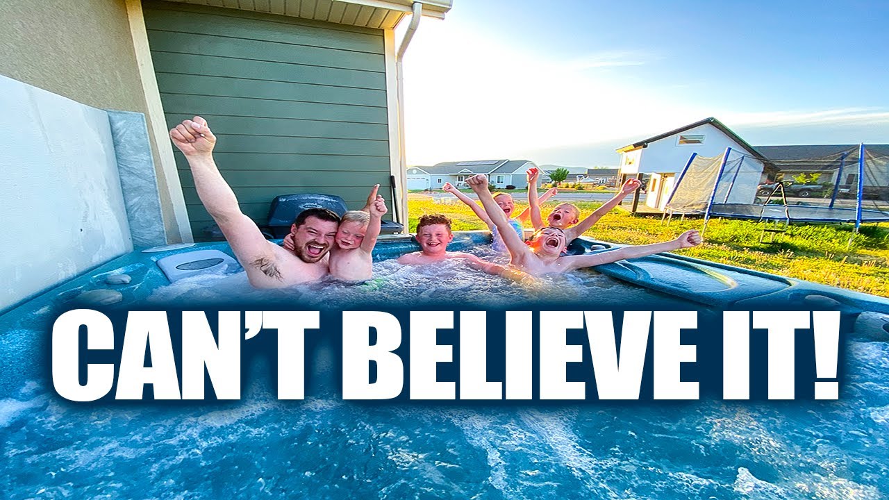 I HAVE A HUGE SURPRISE FOR MY FAMILY!! | WE GOT A HOT TUB!