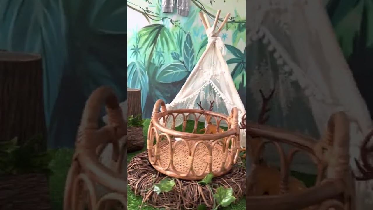 Madras Prop Store Shorts | Baby Photography Styling Tutorial #35 | #sitterphotography | #forest