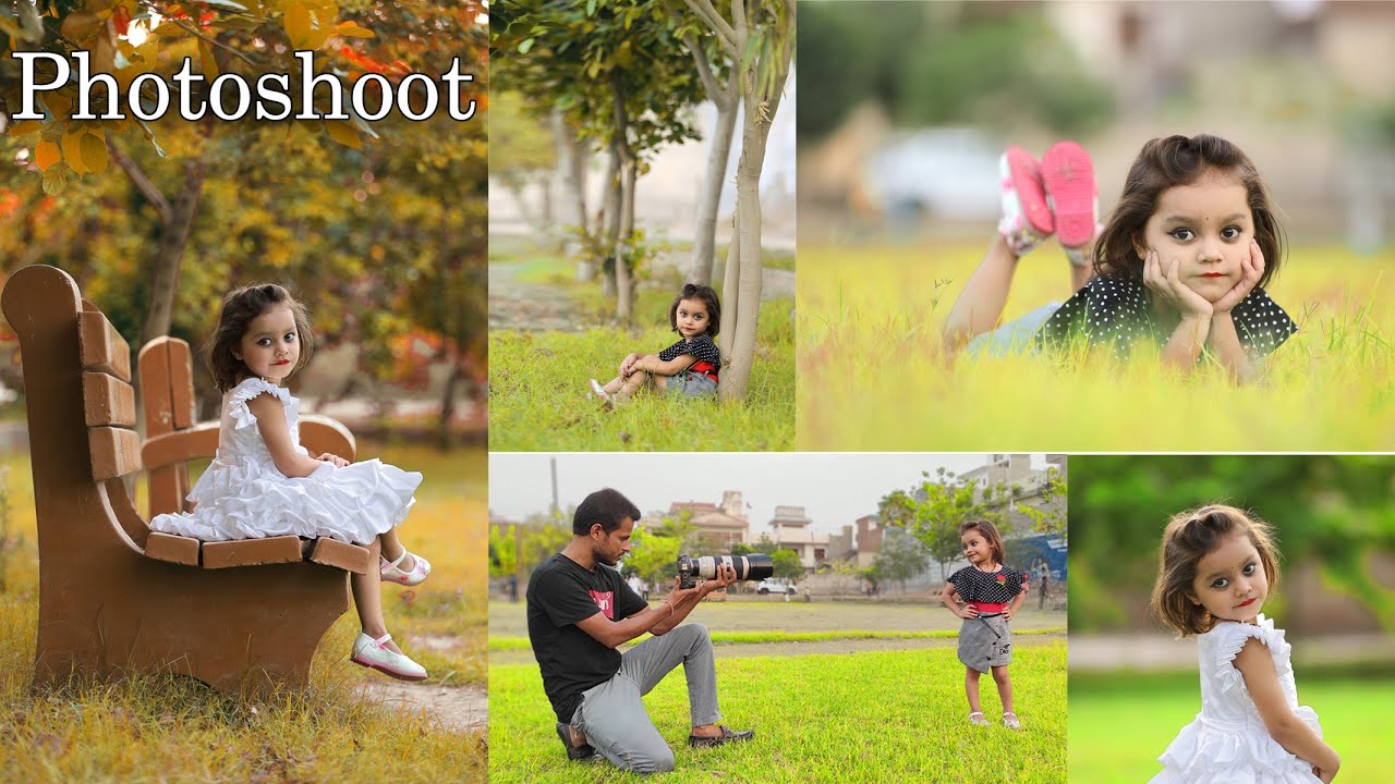 Outdoor Photoshoot Poses For Baby | Outdoor Kids Photography Idea
