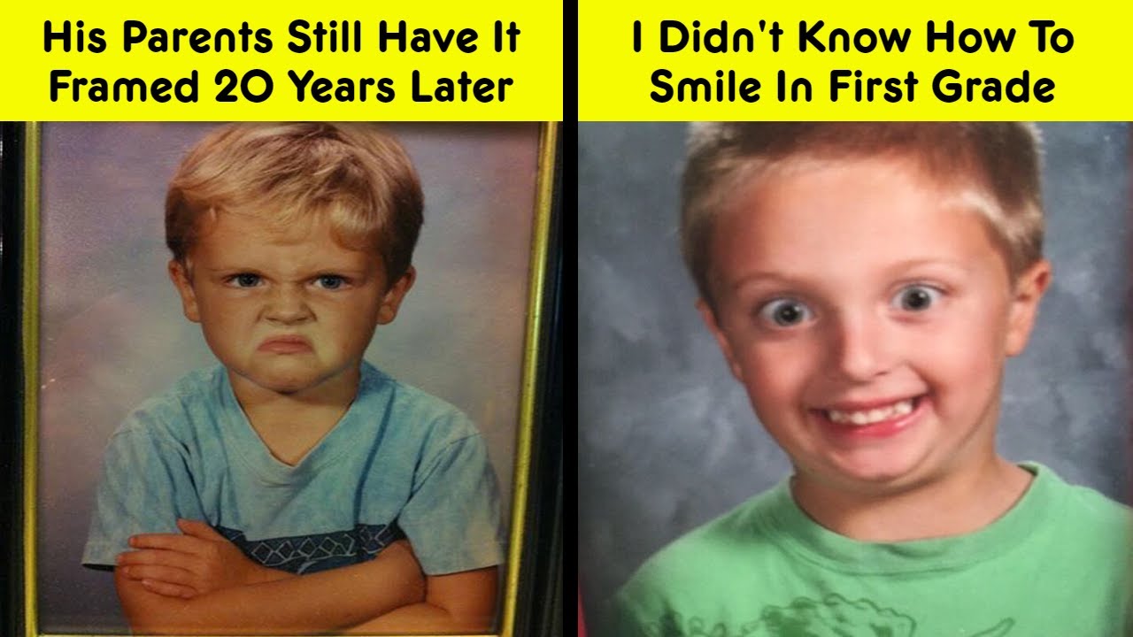 The Most Hilarious Kid School Photo Fails That Surely Made Their Parents Cry Laugh