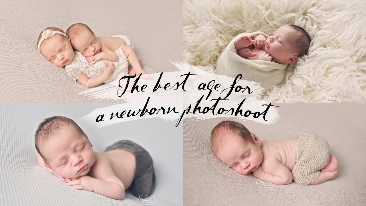 What is the best AGE to photograph a NEWBORN baby? When to schedule a newborn PHOTOSHOOT?