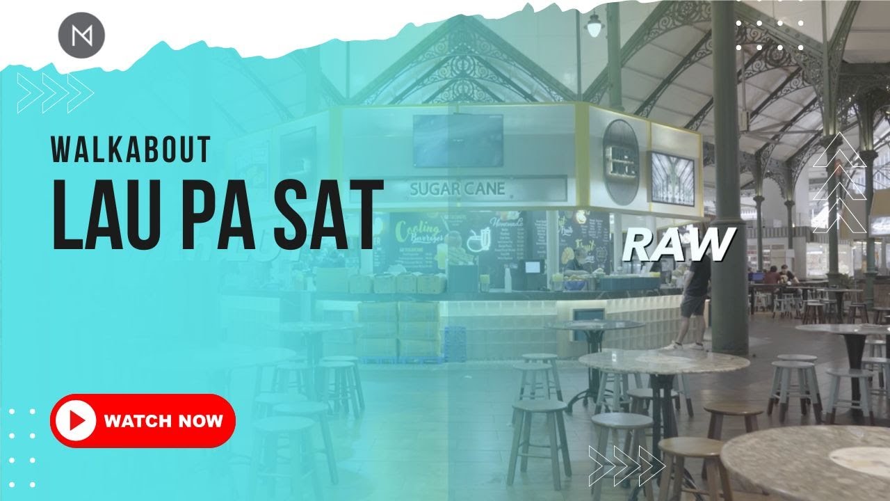 Lau Pa Sat walkabout in Singapore for B-roll footage | momentscreatives