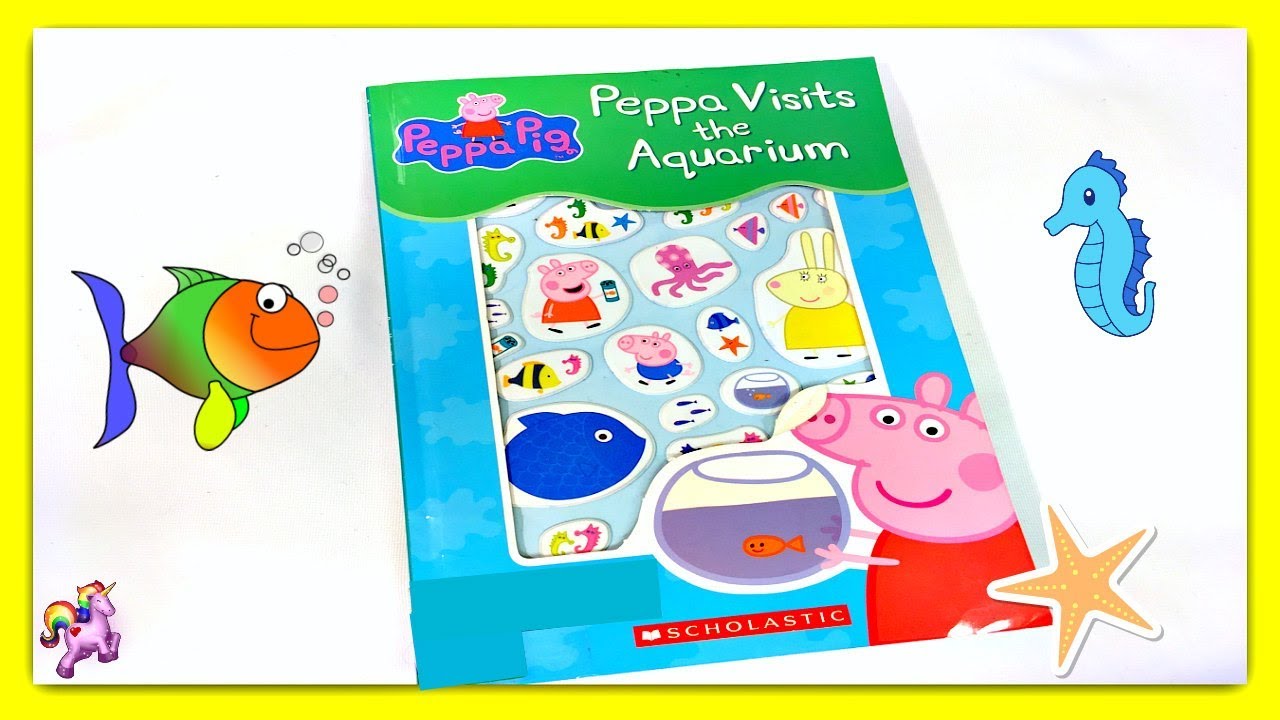PEPPA PIG "PEPPA VISITS THE AQUARIUM" – Read Aloud – Storybook for kids, children