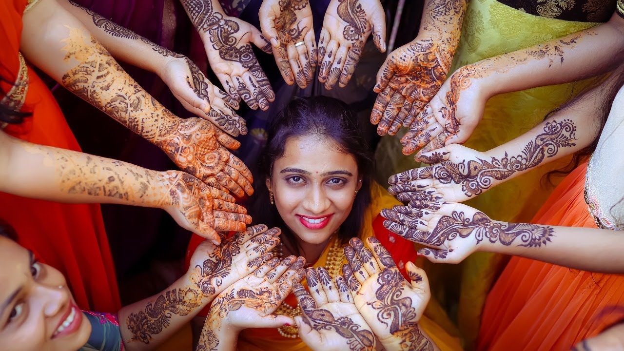 #Raksha Poornashri(Bhavya)& #Dr Arun  #_Mehendhi  Final 4k  Cinematic Video #Karnataka Bangalore
