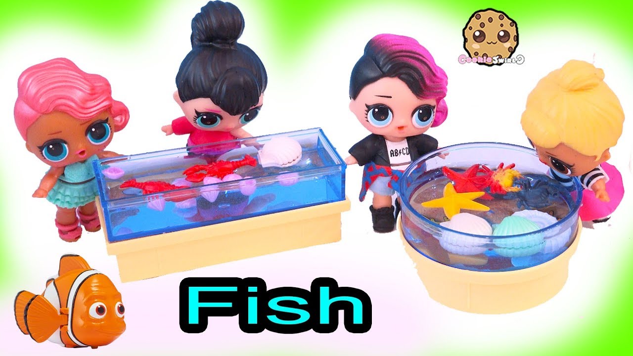 School Field Trip To Aquarium – LOL Surprise Dolls Cookie Swirl Toy Video