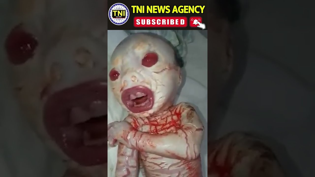 शामली TNI :-  कैंडी गांव में हुआ डरावने एलियंस बच्चे का जन्म !