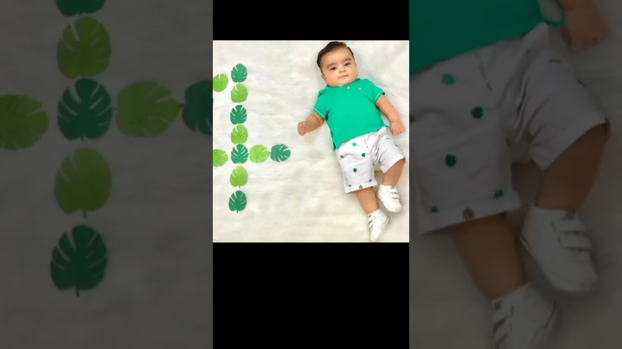 4 Month Baby Photoshoot | Four month Baby Photoshoot Ideas at Home | Baby Photoshoot Ideas
