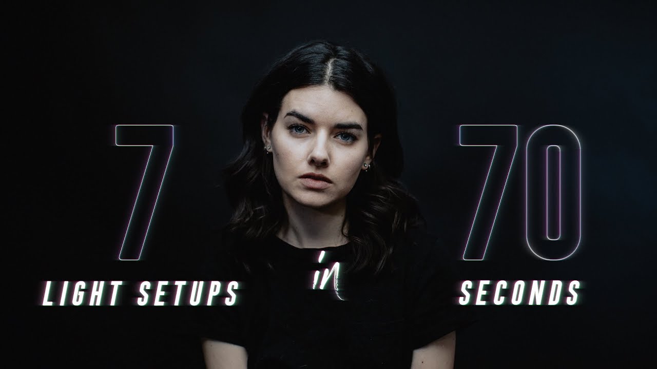 7 Easy Portrait Lighting Setups in 70 Seconds