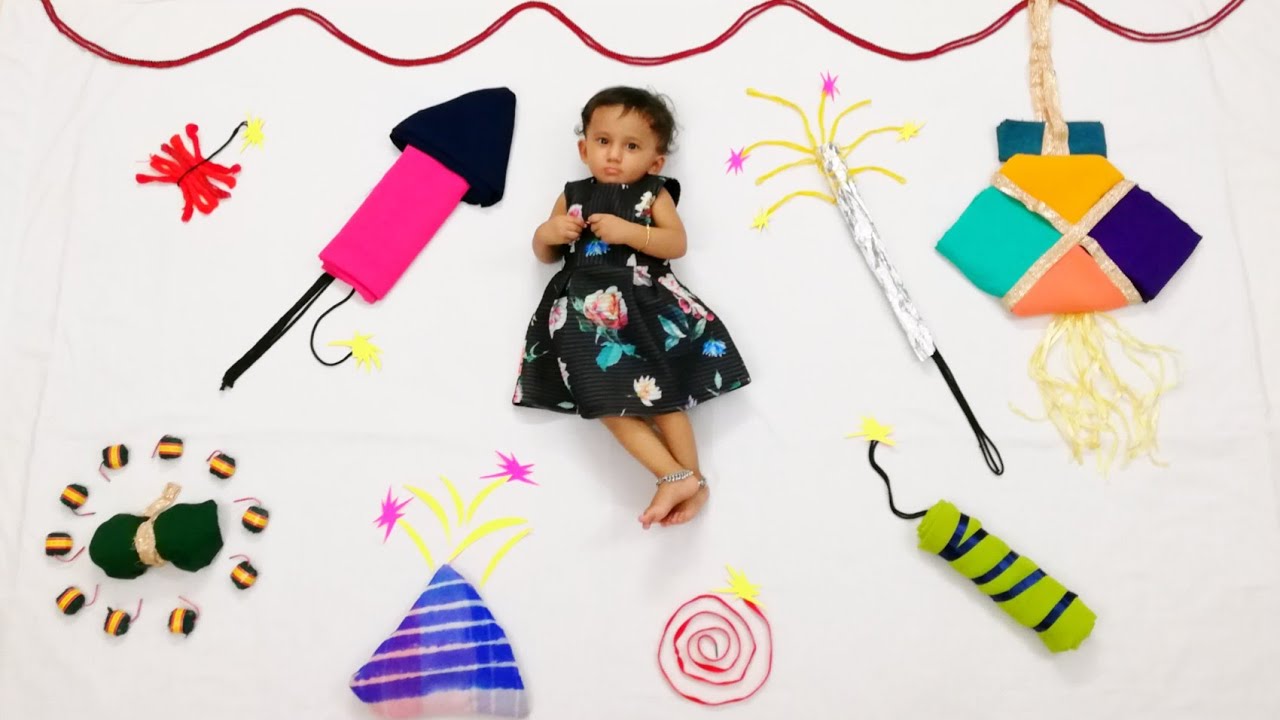 Diwali Theme Baby PhotoShoot | Deepavali Baby PhotoShoot Ideas