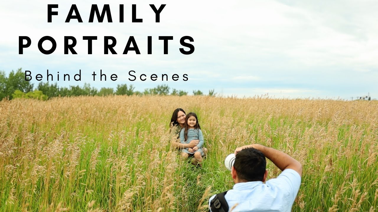 Family Portraits Behind the scene