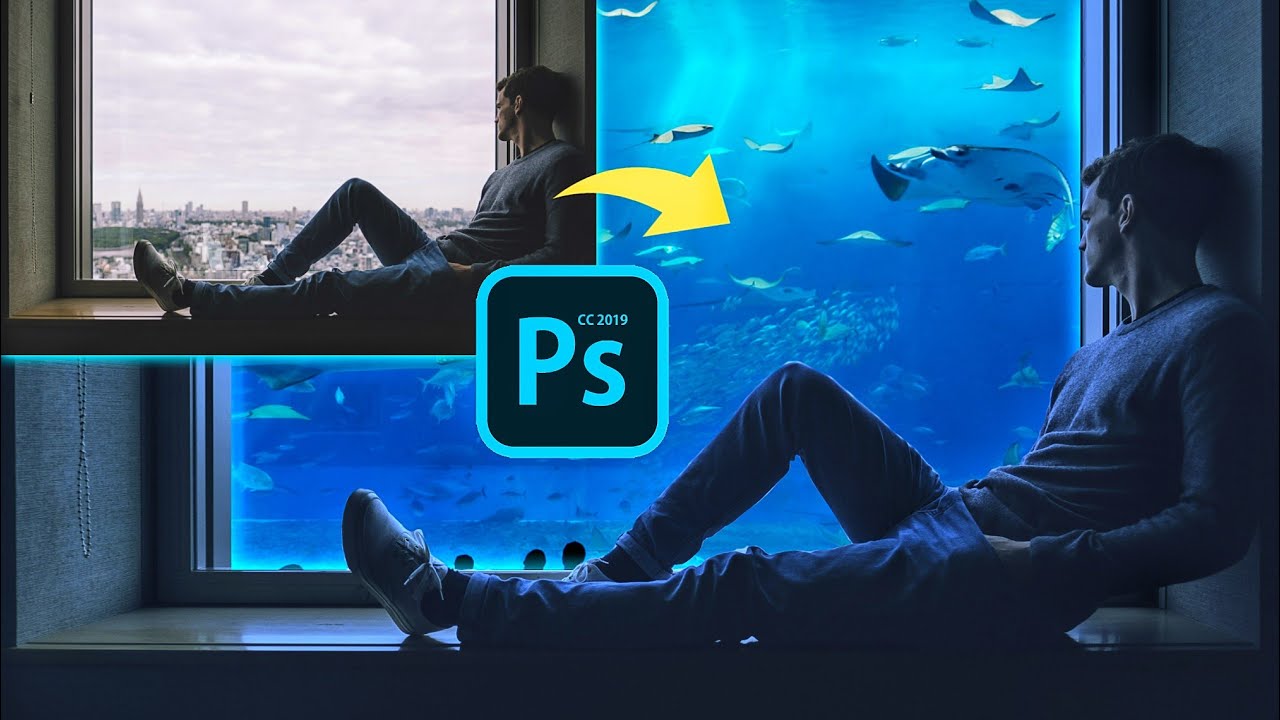 The Aquarium photo manipulation | PS Touch for Beginners PART 2