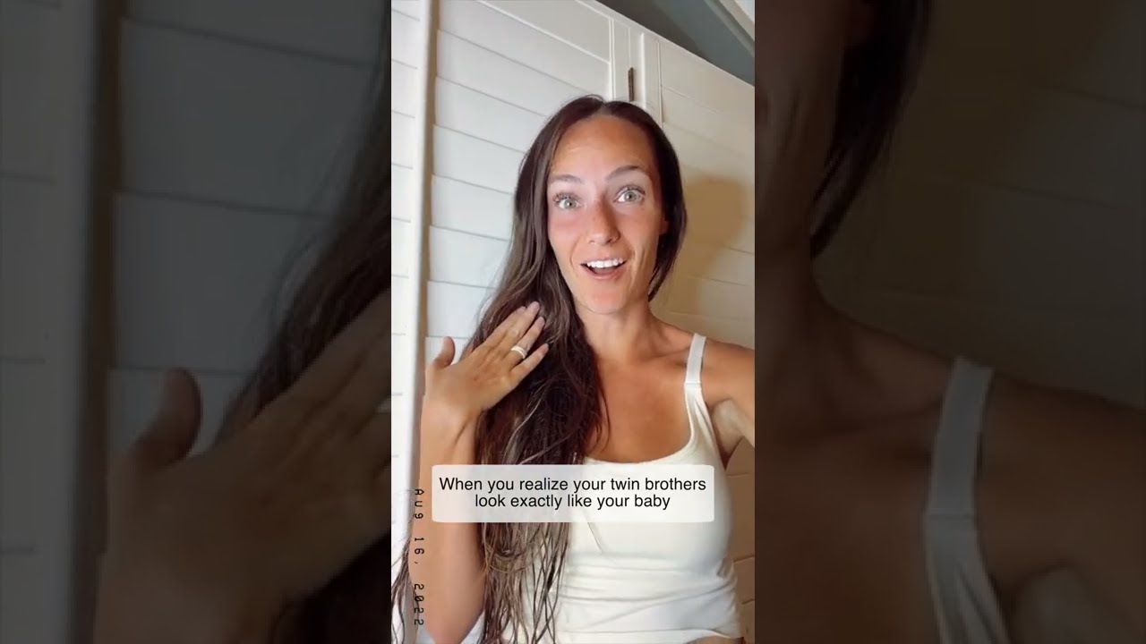 When Your Baby Looks Like Your Twin Brothers 😳 #shorts