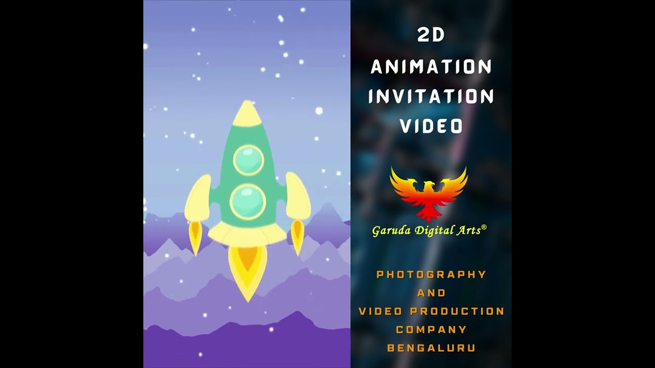2D #animation #invitation #video #event #photography #music #song #dance #shorts #garudadigitalarts