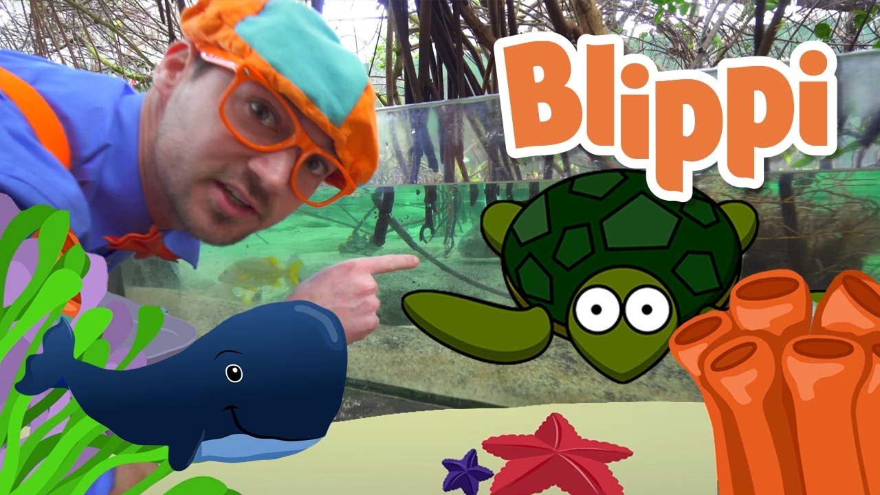 Blippi Aquarium Song | Fish Song | Kids Songs | Educational Songs For Kids