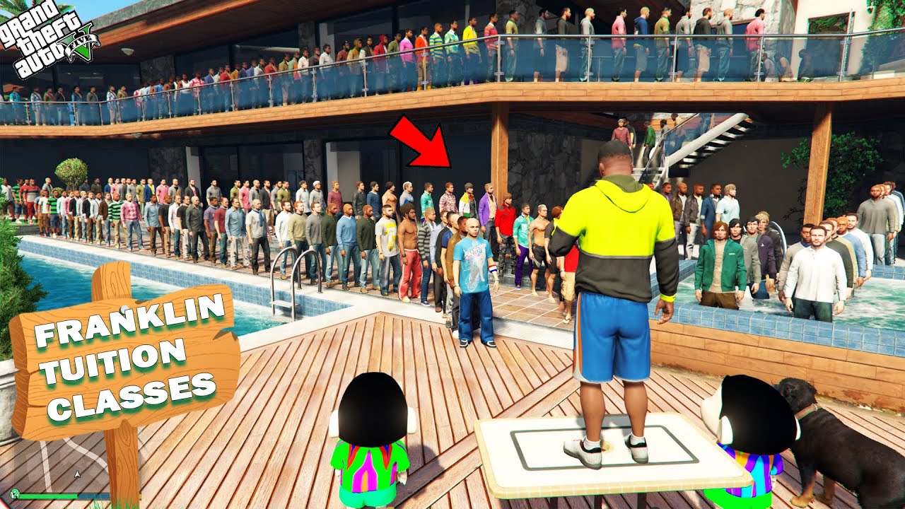 GTA 5 : Franklin & Shinchan Finding Teachers For Tuition Classes In GTA 5 ! (GTA 5 Mods)