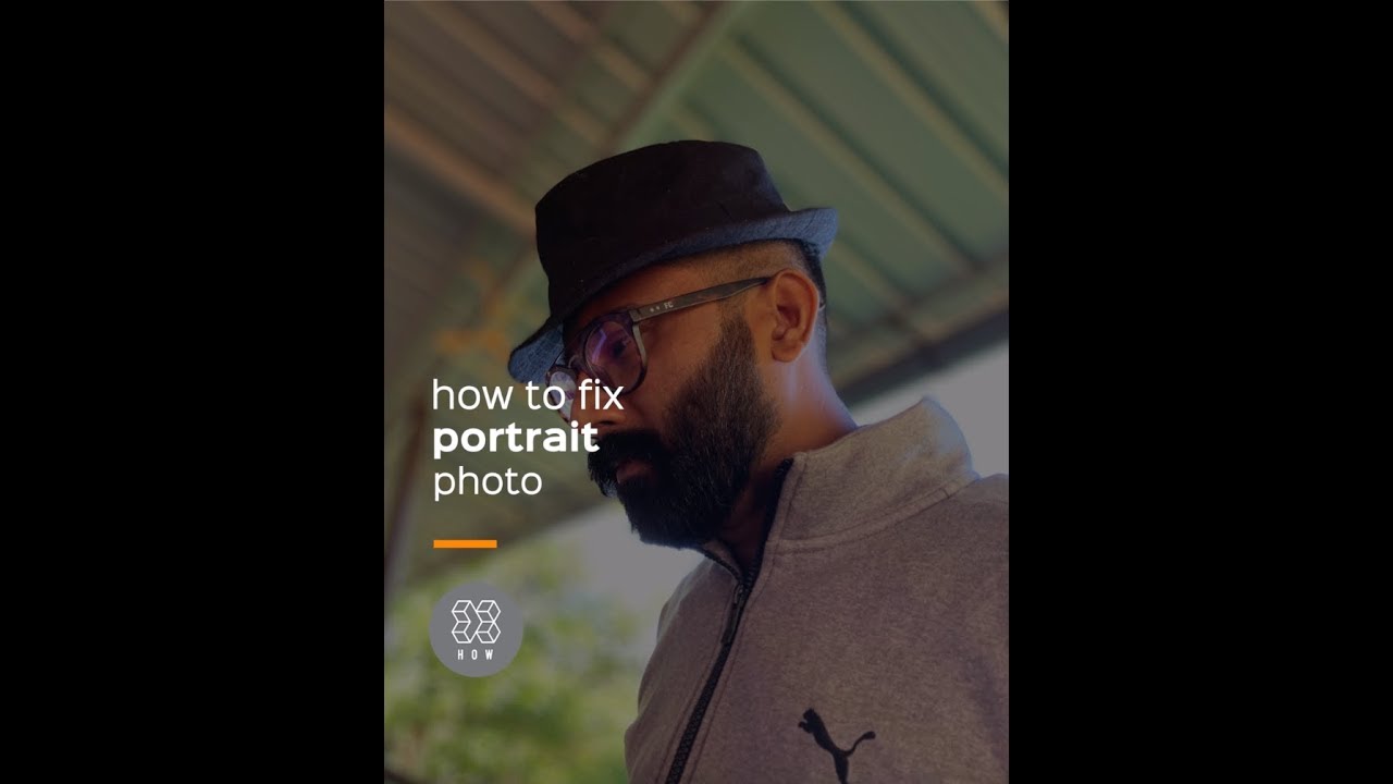 How to fix the blurry edges of a portrait mode photo?