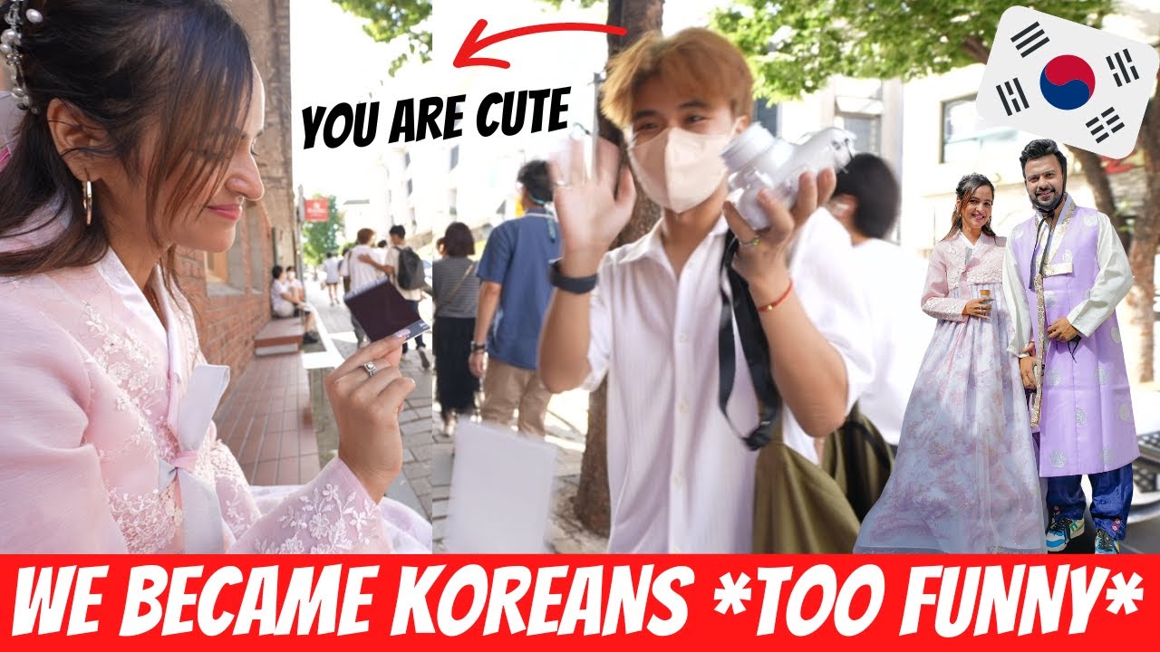 INDIANS Became KOREANS for a DAY 😲 *Public Reactions*