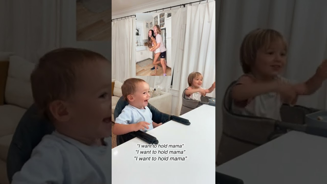 Our Babies’ Reaction to Us Trying A TikTok Trend 😅 #shorts