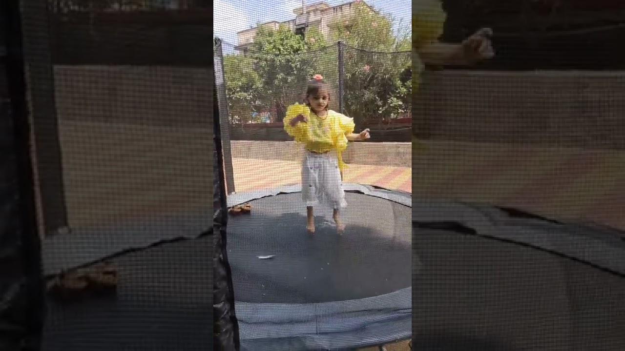 #cutebaby #jumping play #fun #happy #baby #playground #outdoor #game #viral #song shortsfeed