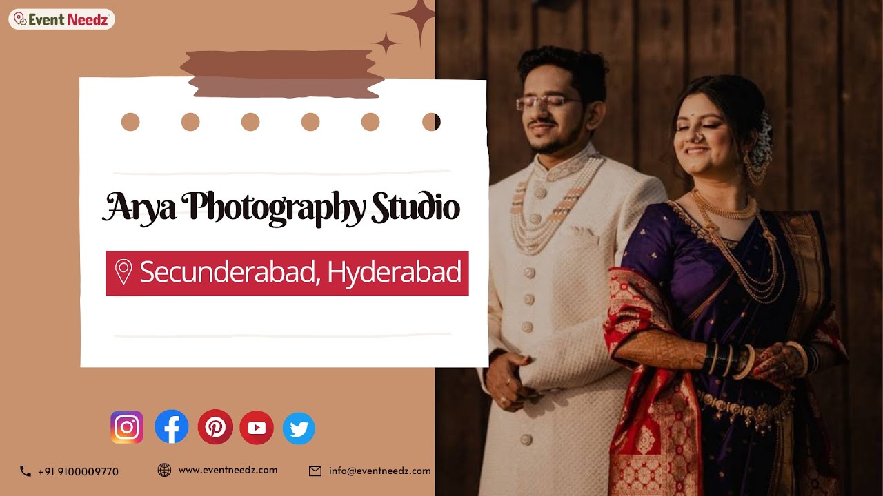 Arya Photography Studio | Photographers in Secunderabad, Hyderabad | Event Needz