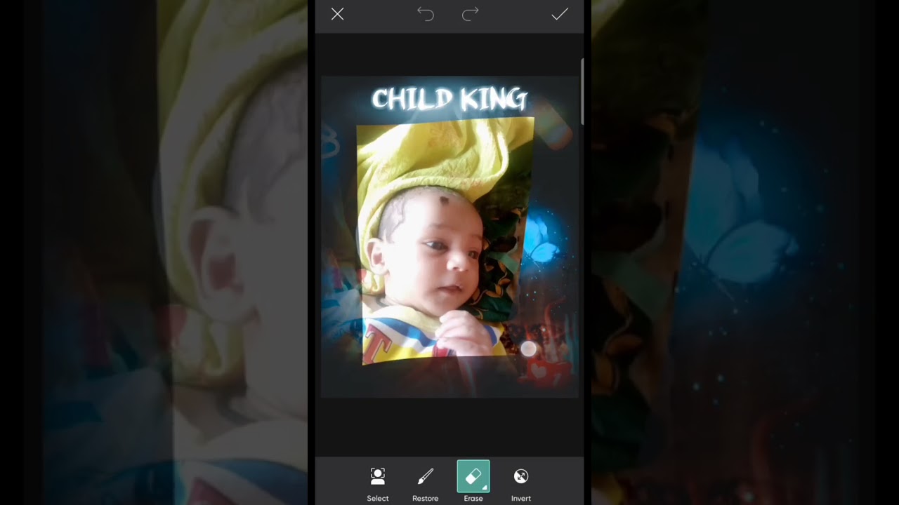 Child King Photo Editing Before and After 📸