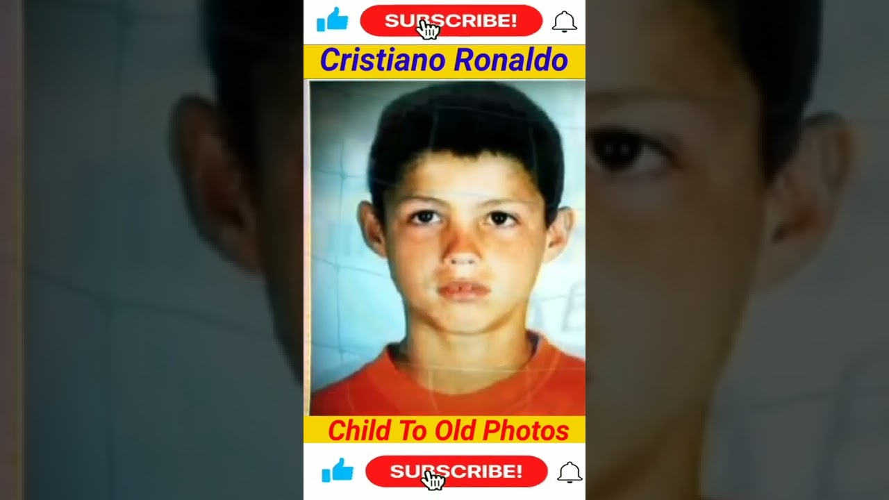 Cristiano Ronaldo Child to Old Photo #ronaldo #football #cristianoronaldo