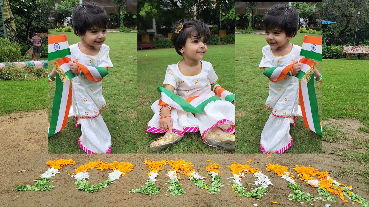 Easy Independence day baby girl photoshoot Ideas 2022|| Har Ghar Tiranga