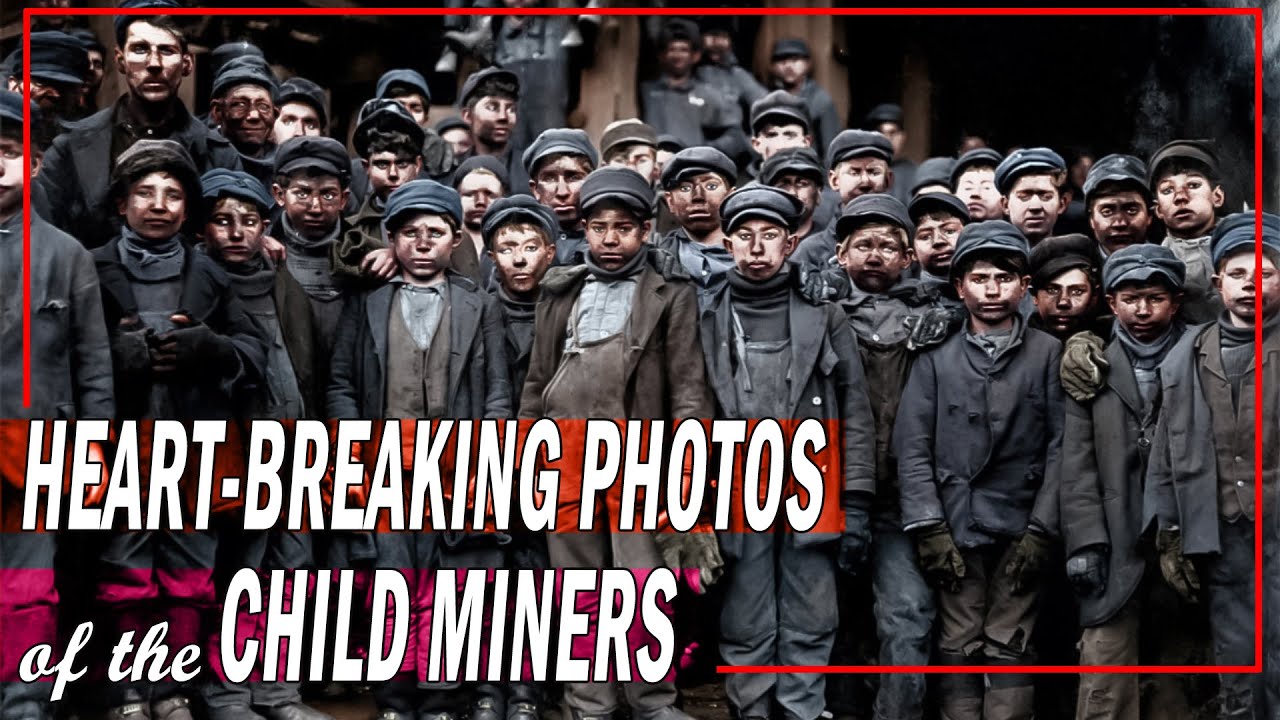 ⛏️ Heart-Breaking Photos of the Child Miners of the United States in the 1900s