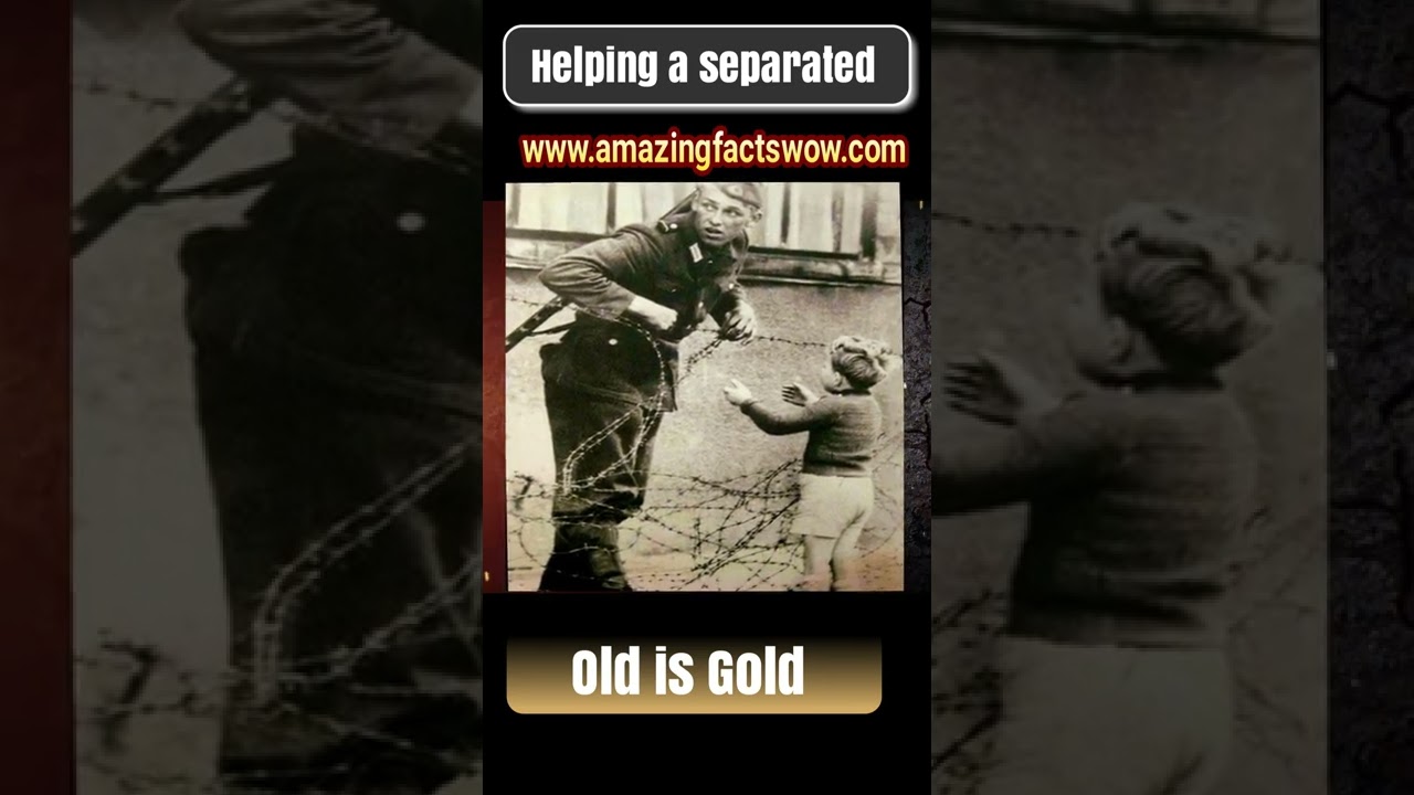 Helping a separated child 60 years old photo. #shorts