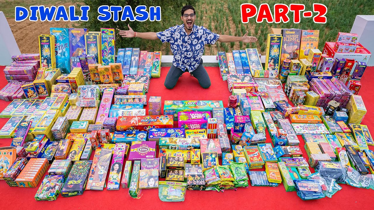 NEW DIWALI STASH TESTING🔥- अजीबोगरीब पटाखो का मज़ा😍 | Unexpected Crackers
