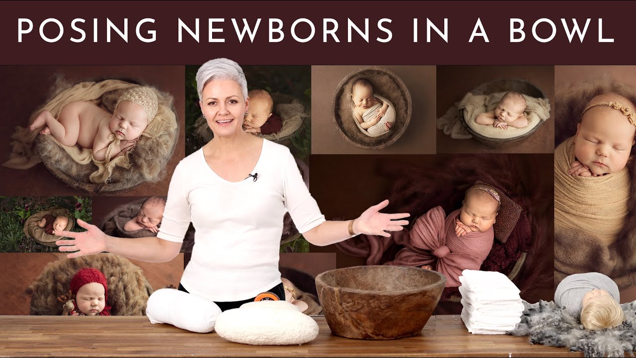 Newborn Photography Props – How to Pose a Newborn Baby in a Bowl