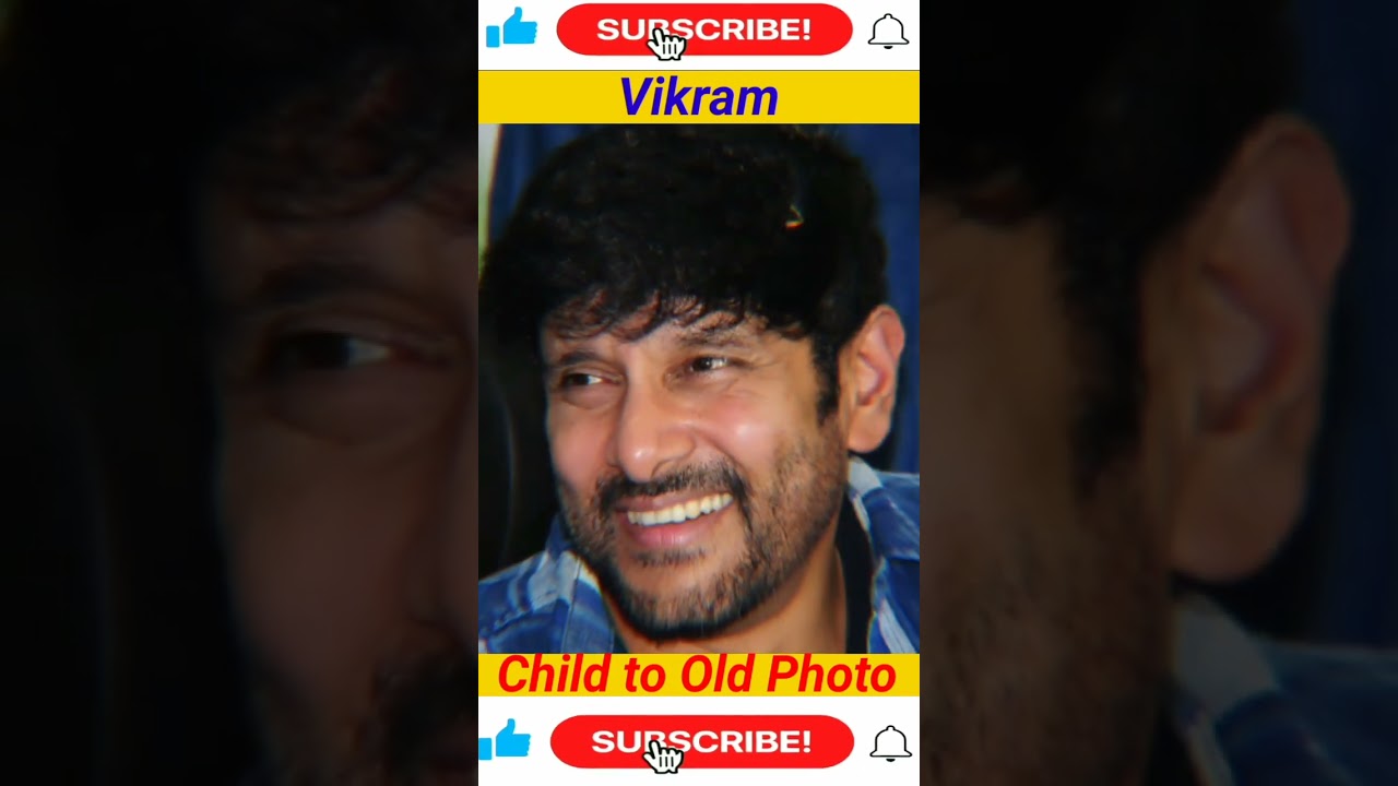 Vikram Child to Old photo #transformationvideo #shorts #trending #viral