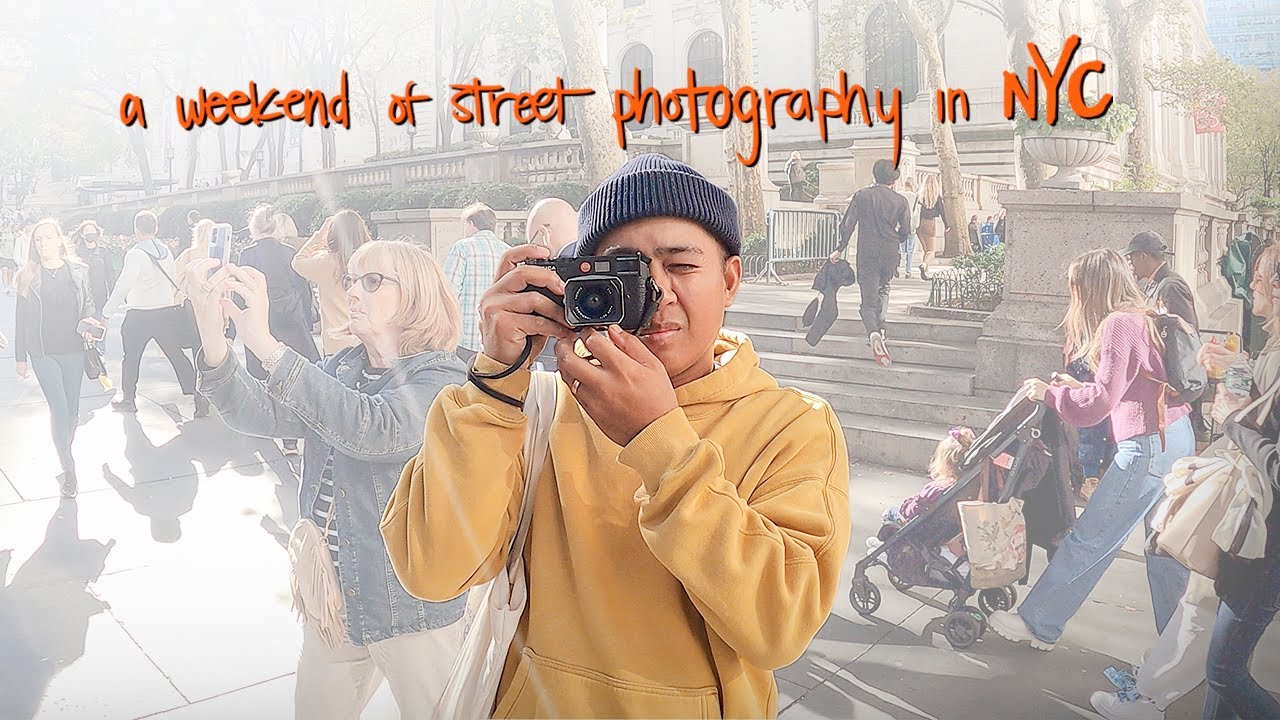 a weekend of street photography in NYC — October Edition — a new M6, testing Cinestill 400D, etc)