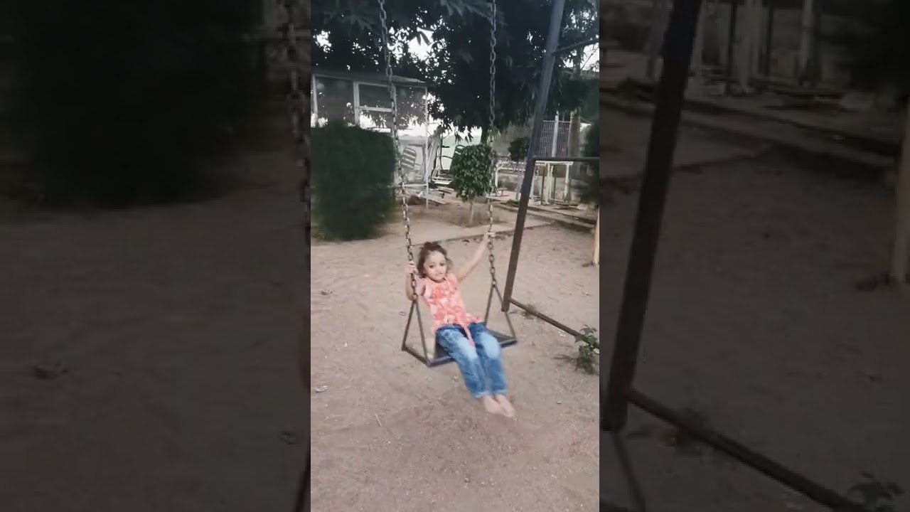#cutebaby Fun in park …jhula rides…jhula in park..#baby #fun #happy #viral #slide #shorts