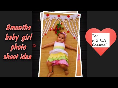 8 Months Baby Photo Shoot Idea