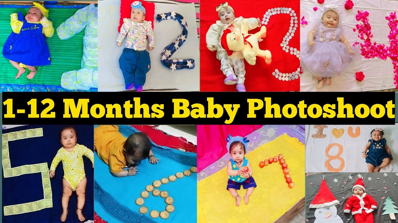 🌼🦋Baby Photoshoot Ideas | Diy Baby Photoshoot | Baby Photoshoot Diy At Home | Simple Baby Photoshoot