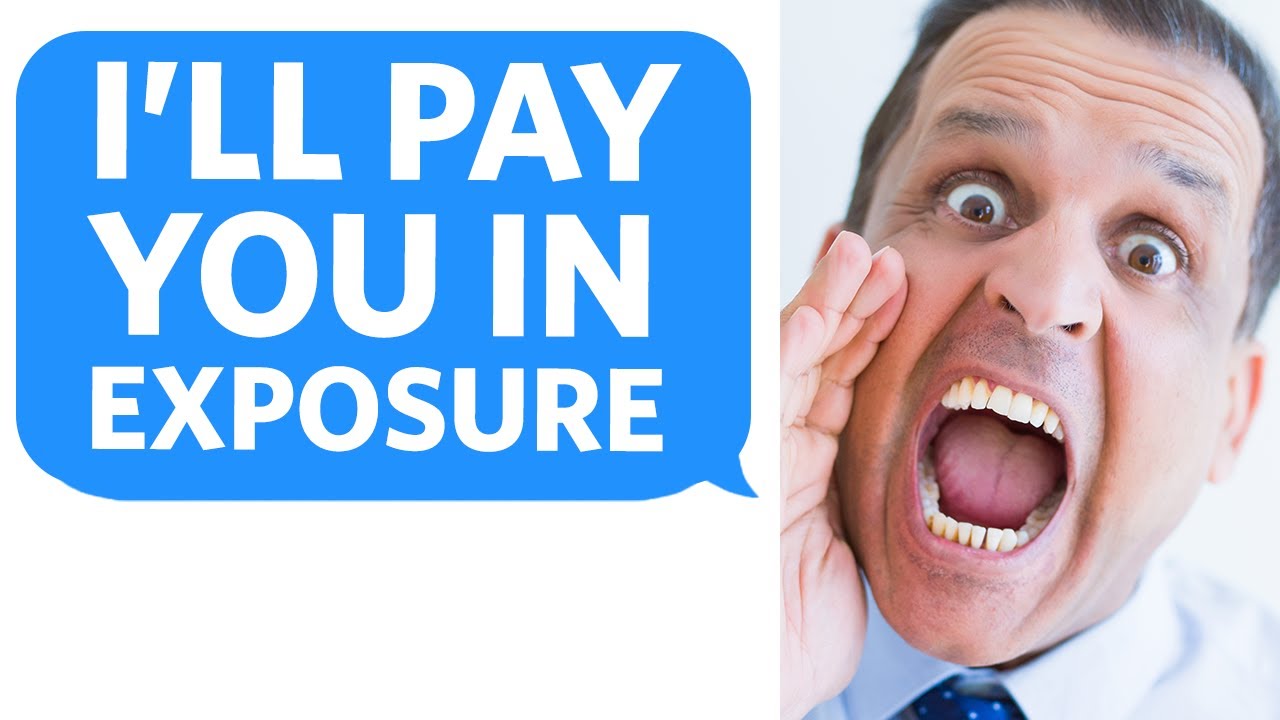 Entitled Client thinks he can "PAY ME IN EXPOSURE" for my Photography – Reddit Podcast